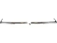 Set rivestimento paraurti anteriore cromato. Mercedes SL R107 / SLC C107 *Dansk - 1078850601, 1078850602 - A1078850601, A1078850602