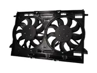 Radiator water cowling with fans, 400W, 370mm. Porsche 9YA Cayenne - PAB959455B, PAB95945520, PAB12120710, PAB95945530, PAB959455C