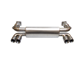 Auspuff Schalldämpfer Titan DesignTek für Porsche 996 Turbo - 99611102775, 99611102776