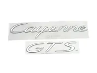 CAYENNE GTS - Insignia trasera - 955.559.039.00.4W9, 955.559.040.00.4W9, 955559039004W9, 955559040004W9