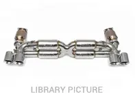 Impianto di scarico Supersport x-pipe da 70mm, RACE. Porsche 997.1Turbo - 99711102772