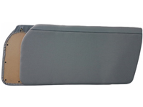 Door panel set, Basketwave, in Grey. Porsche 914 - 91455501711702, 91455501711, 91455528315