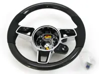 Sports Multi-function steering wheel in Carbon. Porsche 991.2 (911) / 718 Boxster / 718 Cayman 2016>> - 99104440038A34, 99104440039A34, 99104440040A34, 99104440041A34
