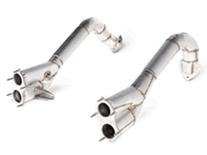 Kit collettori Akrapovic (Titanio) per Porsche 718 Cayman GT4 / Spyder - OPF/GPF >>02/2020 - 982254351L, 982254351AA, 982254350L