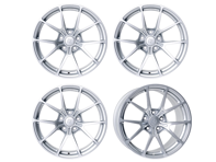 Titan 7 Forged T-P5 Split 5 Spoke Alloy Wheel Set 18' Heritage Silver . Porsche  987 / 981 / 718 - TP501890048513071HS, TP501810035513071HS