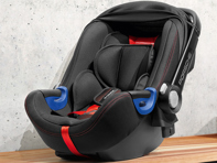 Seggiolino per bambini Porsche i-Size e set base flessibile - 0-15 mesi / 13 kg di peso massimo - per vari modelli Porsche - 971044070, 971044071