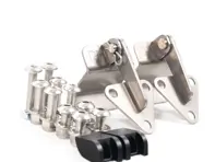 Motordeckel-Scharniersatz im Rennline-Titan-911R-Stil. Porsche 911