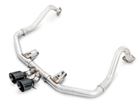 Sistema di scarico AWE Track edition con terminali neri per Porsche 718 Boxster / Cayman - 3010-33048, 3010