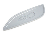 Tappo terminale spoiler posteriore con scritta 4.0. Porsche 991 GT3 - 99151256584G2X, 99151256684G2X