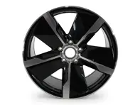 Front 21-inch Exclusive Design Alloy Wheel, in Jet Black Metallic for Porsche Taycan - 9J1601025RC9X, 9J1601025ADC9X, 9J1601025, 9J1601025QC9X, 9J1601025ACC9X
