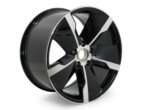 Llanta trasera de aleación de diseño exclusivo de 21 pulgadas, en negro azabache metalizado para Porsche Taycan - 9J1601025RC9X, 9J1601025ADC9X, 9J1601025, 9J1601025QC9X, 9J1601025ACC9X