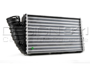 Radiator intercooler, Right. Porsche 997 Gen1 Turbo - 99711064000, 8ML376783561, 99711063900