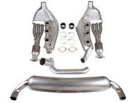 Sportauspuff mit Katalysatoren Umbausatz. Porsche 911 3,2ltr 1984-89 - 93011104300, 93021102901 - 1620802810