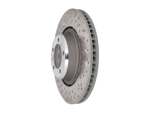 后制动盘转子，轻型钻孔凹盘，380x30mm。保时捷 981 Cayman GT4 - 98135240780, 98135240880, 9GT615601F, 9GT615602F, 98135240781, 98135240881 - PRL41987, PRR42087