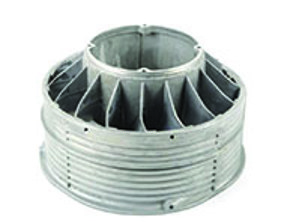 Alternator fan housing. Porsche 964 89-94 - 96410666703, 96410666702