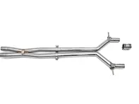 Résonateur d'échappement Bypass X-Pipe. Porsche Panamera 970 TURBO - 97011191373, 97011191374, 97011191375, 97011191376, 97011191377, 97011191397, 97011191398, 97011191396 - FS.POR.970T.XP