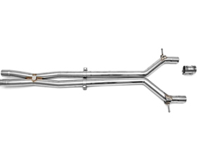 Risonatore di scarico Bypass X-Pipe. Porsche Panamera 970 TURBO - 97011191373, 97011191374, 97011191375, 97011191376, 97011191377, 97011191397, 97011191398, 97011191396 - FS.POR.970T.XP