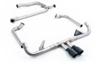 Milltek Sports Exhaust With Cat Replacement And Cerakote Black Trims. Porsche 718 GTS 2.5L - 982251052E, 982251052F, 982251052G, 982251052J, 982251052L, 982251051D, 982251051K, 982251051F, 982251051G, 982251051J, 982251051L - SSXPO145