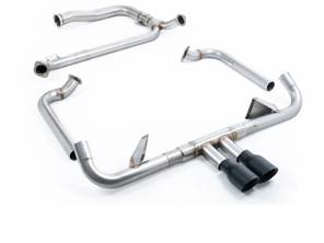 Échappement sport Milltek avec catalyseur de remplacement et finitions Cerakote noires. Porsche 718 GTS 2,5 L - 982251052E, 982251052F, 982251052G, 982251052J, 982251052L, 982251051D, 982251051K, 982251051F, 982251051G, 982251051J, 982251051L - SSXPO145