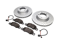 Paquete de pastillas de freno y discos de freno DELANTEROS Porsche 718 ABS - 99735140101, 99735140201, 98135193904, 99160916500