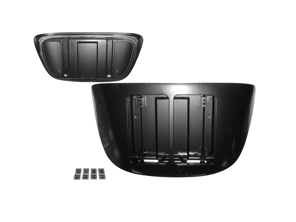 Couvercle arrière, sans persiennes. Porsche 356B / 356C T6 - 64451200106 - 1680200600, 571165-1