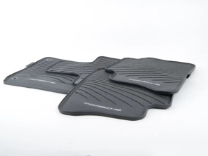 Rubber floor mats. Porsche 970 Panamera MKI & MKII - RHD - Right hand drive - 97004480009