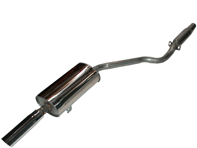 Exhaust muffler / silencer rear box. Porsche 924 2.0L 1976-88 - 92.403BS, 92403BS, 1620608306, 477253125K, 1620608306