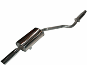 Auspuffendschalldämpfer / Schalldämpfer-Heckkasten. Porsche 924 2.0L 1976-88 - 92.403BS, 92403BS, 1620608306, 477253125K, 1620608306