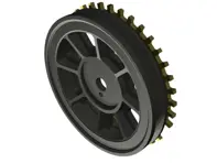 用于 EFI 转换的曲轴皮带轮 127 毫米。保时捷 911 1974 - 1989 - 93010202808, 93010202804, 93010202801, 91110201750, 91110201704 - AMS9050099, AMS9050064