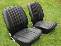 Vordersitz-Restaurierungssatz (2 Sitze). Porsche 356 1959-65 - 644521BK