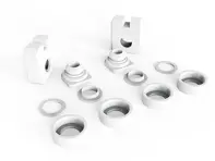 Kit riparazione boccole sedile anteriore elettrico. Porsche 911 993 964 (12 parti)