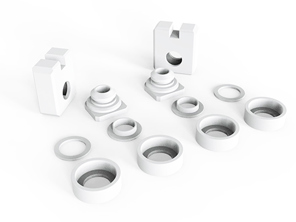 Kit de reparación de casquillos de asiento delantero eléctrico. Porsche 911 993 964 (12 piezas)