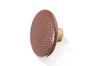 Push button for luggage compartment lining, Chestnut Brown. Porsche 968 - 999591885139QA, 99959188513