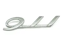 911 - Gehoekte chromen badge voor Porsche 911 1965-66 - 90155930320