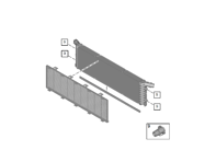 Radiatorwater/koelvloeistof - Midden. Porsche 992 Carrera / 992 Turbo - 992121253, 992121253A, 992121253B, 992121253C - 992121253A