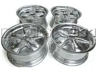 16' Style 548C Fuchs Style Alloy Wheels CHROME FINISH 7.0J and 8.0J For Porsche Car - 91136211500, 91136211590, 91136211700, 91136102099, 91136211790
