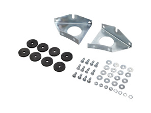 Number plate installation set. Porsche 912/911 1965-73 - 90170105124, 90170105125 - BMP11.3.100, JG.051.24, 9400004, 1682002110, 8573