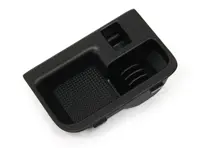 Mittelkonsoleneinsatz Satinschwarz. Porsche 997 / Boxster / Cayman - 9975535750201C