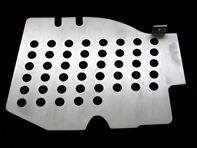 Legering passagier vloerplaat. Porsche 911 Targa 1969-1983 Links gestuurd - 90155106442, 911764-05, 911764/05