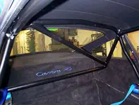 Arceau de sécurité 6 points boulonné avec des barres de porte simples, sans toit ouvrant. Porsche 964