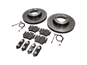 Brake Disc Package with PAGID Street+ Brake Pads Porsche 996 1997-04 - 07B31415, 99635140X01BRE, 99635140X01, 99635108802, 99661236501, 23329, 99635294903, 99735193904, 99635294904, 1663100877, 1663100887, 99635140500, 99635140501, 99635140502, 99635140600, 99635140601, 99635140602, 09C88011, T8028SP2001