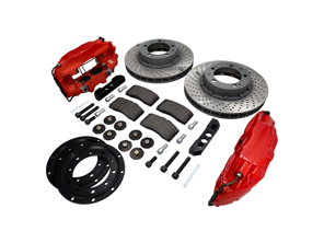 Bremssattel & Scheibe 'Big Reds' Front Upgrade Kit für Porsche 911 - FVD351964499ALU