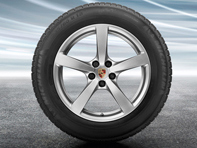 18' Macan Lichtmetalen Velgen & Winterbanden Origineel Porsche - 95B044630A, 95B044640A