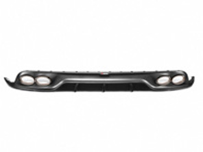 Akrapovic Rear Carbon fiber diffuser - Matte for Porsche 991.2 Turbo / Turbo S 2017-19 - 99150581103OK1, 99150581103, 99150597501, 99150597501G2X, 99150599400, 99150599400A3G - DI-PO/CA/4/M