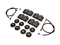 REAR Brake pads, sensors and shims kit. Porsche 928 S4 / 928 GTS Brembo - 92861236301, 92861236302, 99635208600, 96435209600, 96435209601, 99635208601, 99635208602, 95135193901, 95135193904, 96435193902, 96435193903, 96435193905