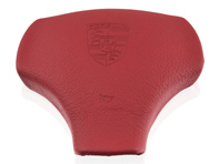 Tapón acolchado para volante en color burdeos. Porsche 968 CS / 964 Speedster - 968347059007LD, 96834705900