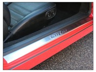 Rennline Edelstahlplatten-Set mit Logo TURBO. Porsche 944/924/968 - SP11