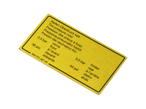 Adhesivo Presión Neumáticos Porsche 944 S2 / 964 - 96470128700 - 1601502700