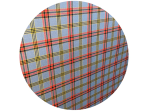 Tejido escocés de lana SOLM (75), inspiración: 75 años de Porsche Celebration Tartan *MUESTRA*