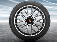 Cerchi in lega da 20' Macan RS Spyder e pneumatici invernali originali Porsche - 95B044631H, 95B044641H